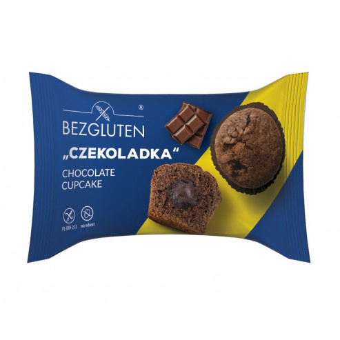 „Czekoladka”- Glutenfreie Kakao-Cupcakes aus Biskuitteig mit Dchokofüllung