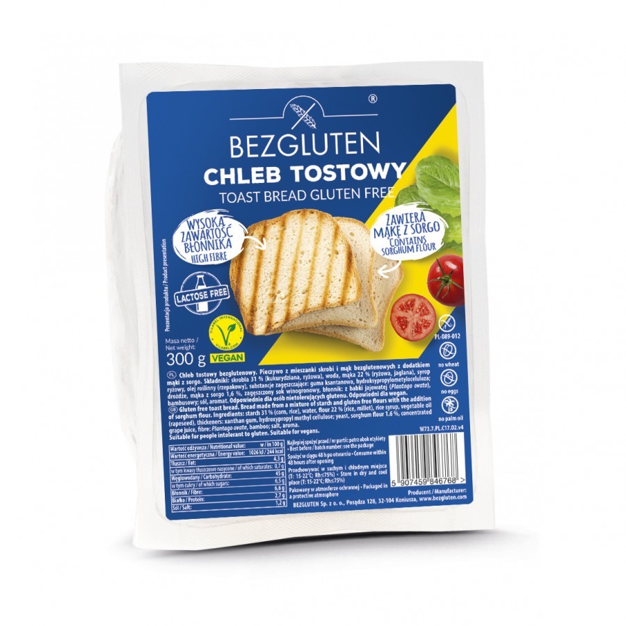 Toast brot gluten free